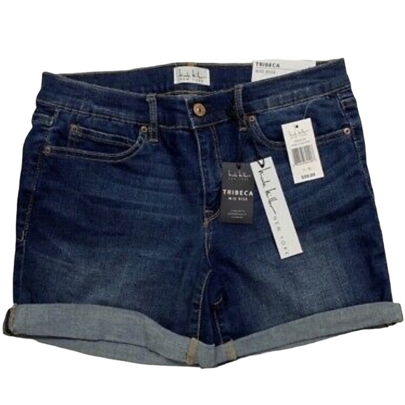 NWT NICOLE MILLER NY Tribeca Mid Rise Women's Jeans Shorts - Picture 3 of 5